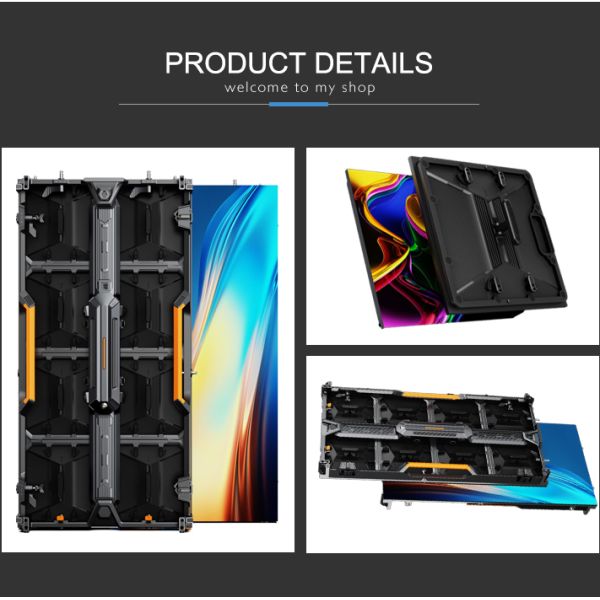 Rental LED Screen Large Led Stage Curtain Screen P2.9 Mobile Led Screen Hire For Events