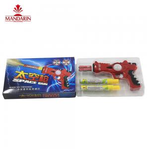China Children Handheld Gun Toy Fireworks 0.025CBM Logo Customized on sale