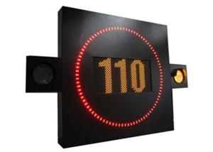 Quality Waterproof Flexible LED Speed Signs For Two Digits And Three Digits Speed Control for sale