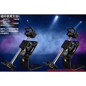 Quality COMER tablet panel computer bracket with high security cable lock for sale