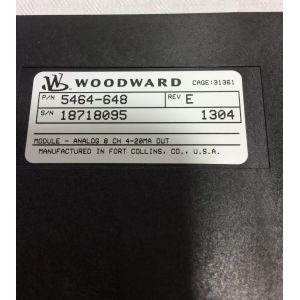 5464-648 WOODWARD Analog 8 Channel Output Module 4-20mA