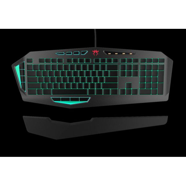 Backlit Mechanical Gaming Keyboard , 8 Macro Keys 4 Media Keys Blue Gaming Keyboard