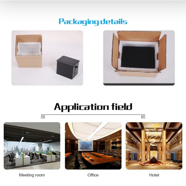 Flip Conference Table Plug Points Desktop Recessed Furniture Power Strip Outlet