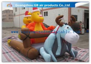 Quality Cartoon Inflatable Holiday Decoration , Inflatable Christmas Yard Decorations for sale