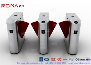 China Electric IR Sensor Flap Barrier Gate , Card Swipe Metro Access Control Turnstile on sale