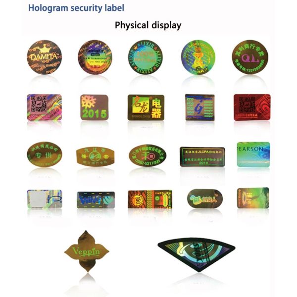 UV Printing Tamper Evident Security Labels , Hologram Stickers For Certificates