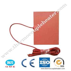 China 12V Silicone Rubber Flexible Heater With MgO Insulation on sale