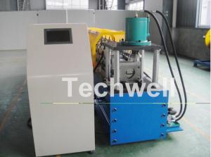 Quality GI , Carbon Steel U Shape Cold Roll Forming Machine With Manual Or Hydraulic Decoiler , 10-15m/min Forming Speed for sale
