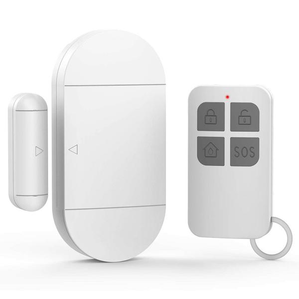 Buy 433.92MHz Window Door Security Alarms , Magnetic Window Sensors For Alarm Systems at wholesale prices