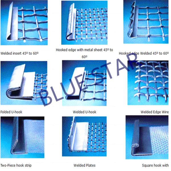Galvanized Steel Mining Screen Mesh Sheet / Roll 1 - 5M Width Anti - Corrosion