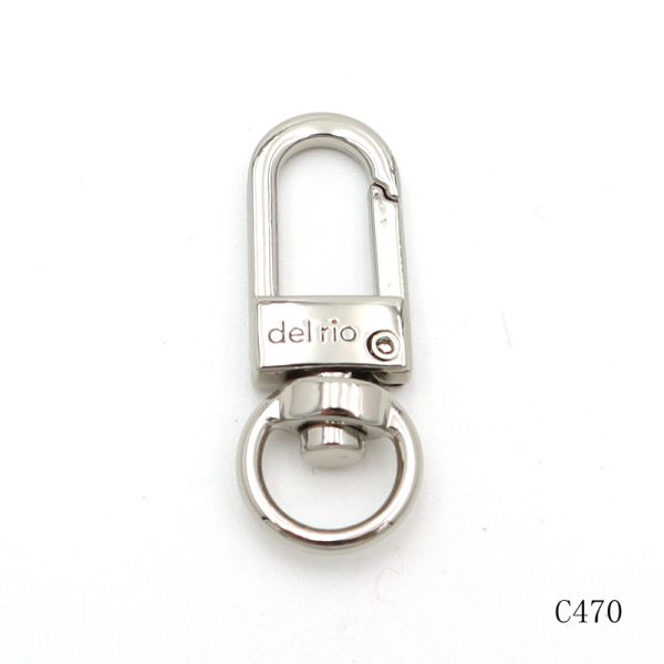 Small Swivel Snap Hook Flat Key Chain Snap Hook 35mm For Key Ring