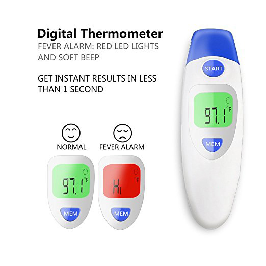 Newest Non - Contact Infrared Forehead / Ear Thermometer For Family Use