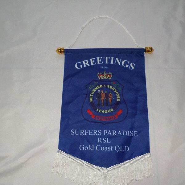 Double Side Printing Pennant Wall Flag 25x30cm For Decoration