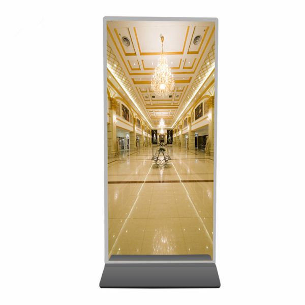 High Brightness Magic Mirror LCD Interactive Kiosk 43 Inch 4G For Mall