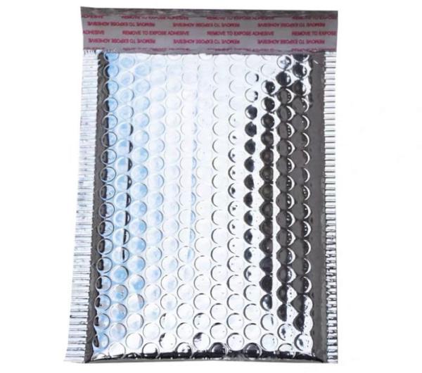 Buy Durable Metallic Bubble Wrap Envelopes , Custom Printed Bubble Envelopes at wholesale prices