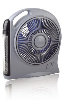 Various Function Automotive Cooling Fans With LED Light , Rechargeable Battery