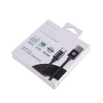 Gloss Lamination USB Data Cable Packaging Box Printing With Hanger