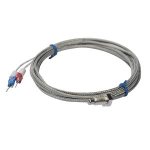 China 1m K Type M6 Screw Surface Temperature Thermocouple 400C Probe Oven Temperature Controller on sale
