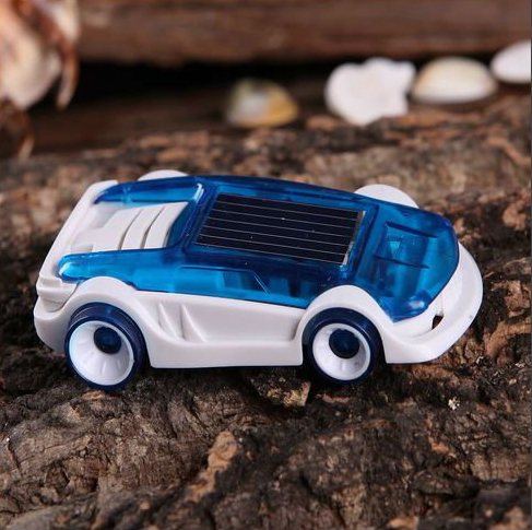 Promotional ABS Material Tiny Solar Car Solar Powered Mini Car