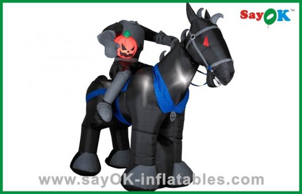 Buy Party Decoration Inflatable Horse / Knight Huge Inflatable Kids Toys Oxford Cloth at wholesale prices