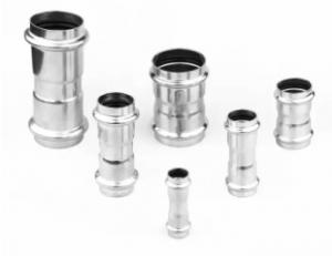 China Sanitary Press Fit Plumbing Fittings DN15mm - DN50mm Nickel White Color on sale