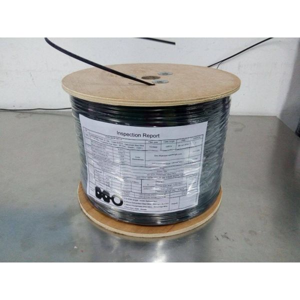 G652D G657A LSZH FTTH Fiber Optic Drop Cable 1 2 4 Core