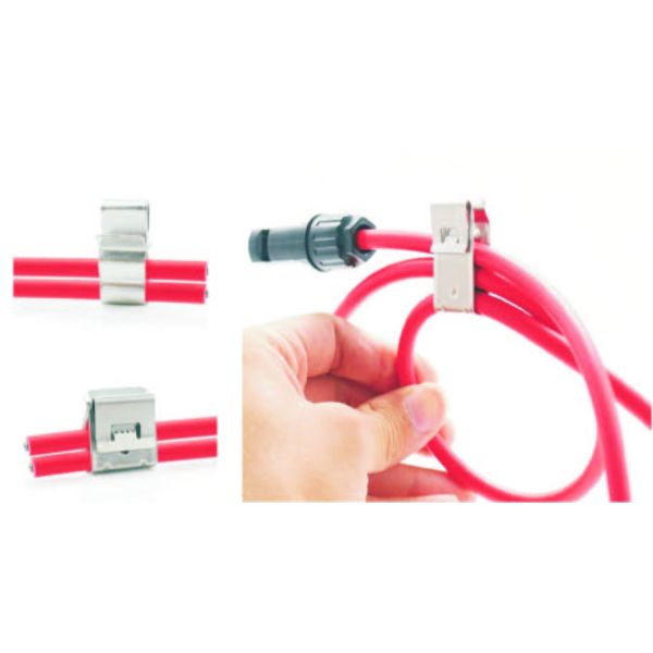Solar Panel Cable Wire Management Clips Sus304 Organizer