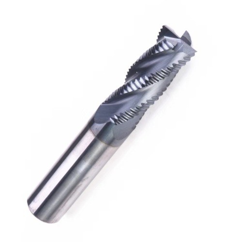 High Precision Carbide Roughing End Mills / Wave Edge Cutters With 1-4 Flutes