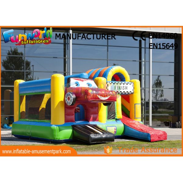 0.55mm PVC Play House Kids Castillos Inflables Bouncy Castle With Slide