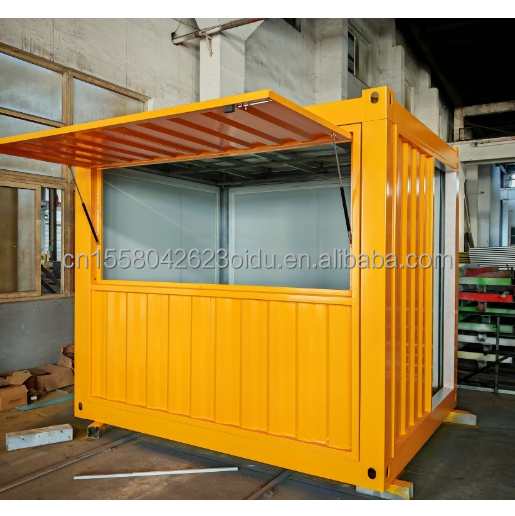 10FT Mini Pop-up Container House for Coffee Shop Bar Fast-Food Restaurant Convenience Store Kiosk or Booth Window material