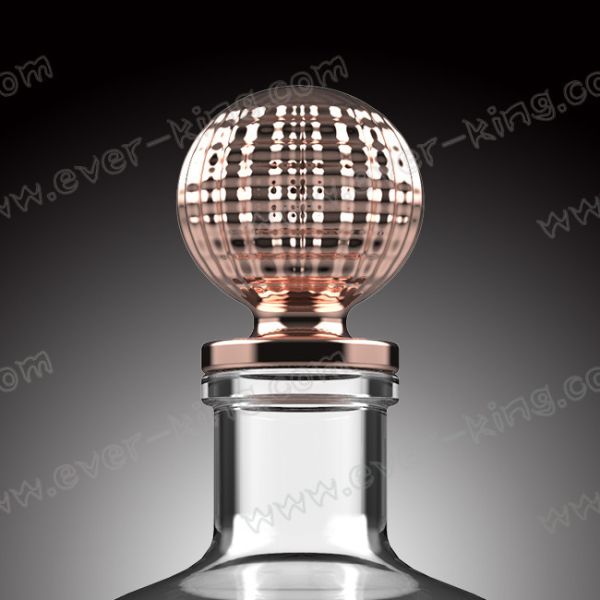 Super Flint Round Liquor Glass Bottle Empty Customized 750ml