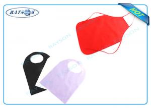 China Colorful Disposable Bib and Apron PP Spunbond Non Woven For Household , Medical on sale