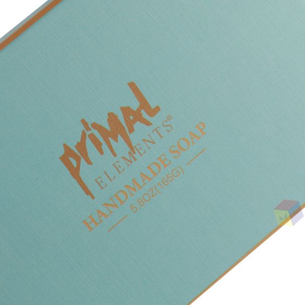 Light Blue Handmade Rigid Cardboard Gift Box Lid And Base Custom Logo