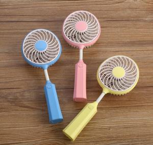 China Portable USB Badminton Racket Fan Handheld Mini Badminton Racket Fan on sale