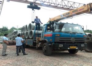 Quality Move Fast Truck Loader Crane , Hydraulic 8 ton truck with crane for sale