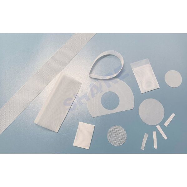 Customized Fabricated Nylon Filter Mesh Shape Food Safe Pore Size 125 150 200 250 Micron