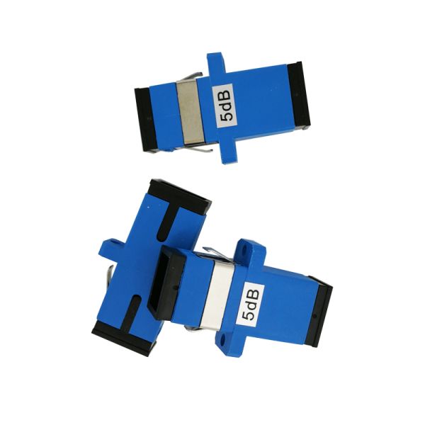 Precise Fiber Optic Attenuator , SC APC Attenuator Telecommunication Technology