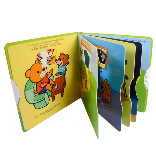 Buy hardcover Lift Flap Board Books Custom Shapes with talking pen at wholesale prices