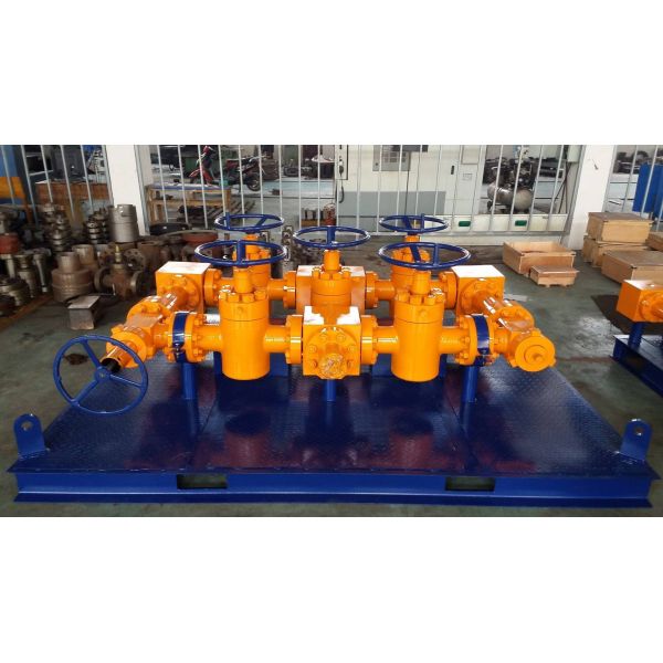 2000psi -15000psi 2 1/16 "~4 1/16" API 16C Kill And Choke Manifold For Oil Well Control