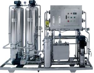 China Pure Water Purification Technology Multi Stage Filtration PLC Control System Solution on sale