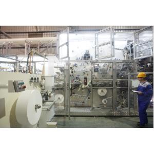 Quality HMI Interface Touch Screen 280mm Sanitary Napkin Automatic Machine for sale