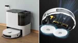 China Smart Robot Vacuum Cleaner With Washable Filter And TUYA APP For Hassle-Free Cleaning on sale