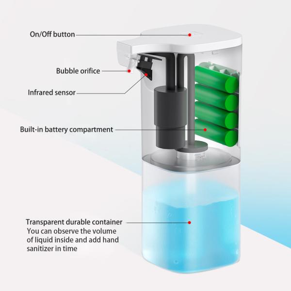 Buy Commercial ABS 4xAA Batteries Motion Sensor Soap Dispenser at wholesale prices