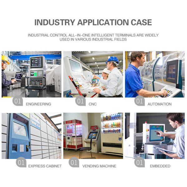 8 Inch Embedded Tablet PC Capacitor Industrial Touch Integrated Machine