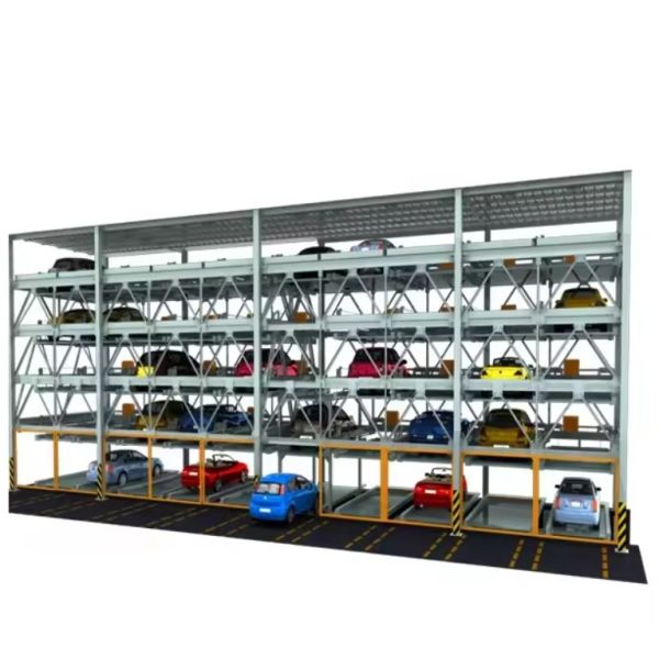 Surface Mounted Hydraulic Car Parking System 5mX2.5m Platform