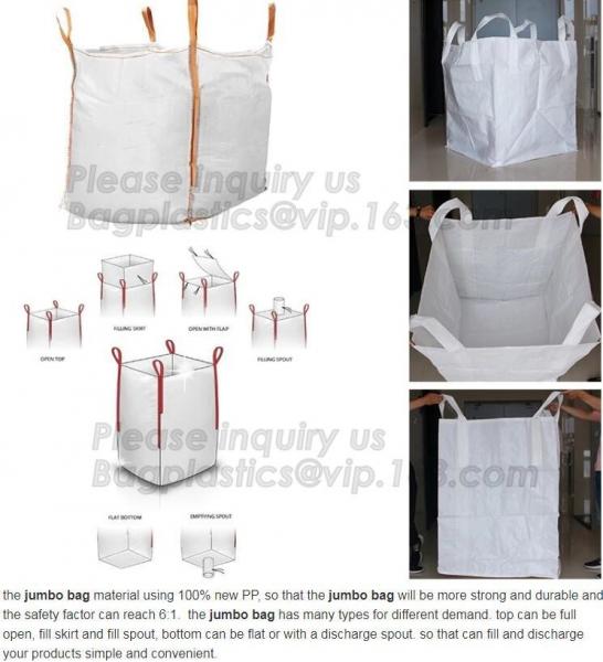 100% virgin One ton grain bags pp woven big bag for sand jumbo sand bag from gc01,big bag for sand /food/rice/building