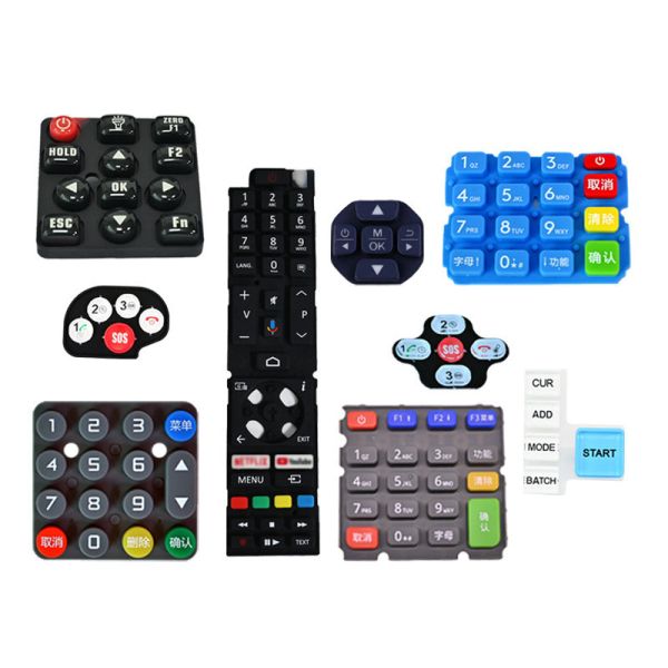 Buy Customized Mold Silicone Rubber Button Electronic Power Supply OEM Button at wholesale prices