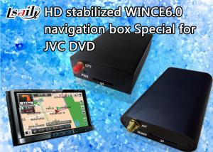Quality 800*480 JVC Car Navigation Box with Bluetooth / Stereo Audio / DVD Player / FM MP3 MP4 for sale
