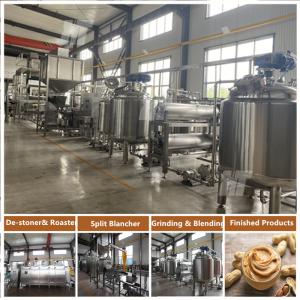 PLC Operated Peanut Butter Processing Plant Peanut Butter Production Line Peanut