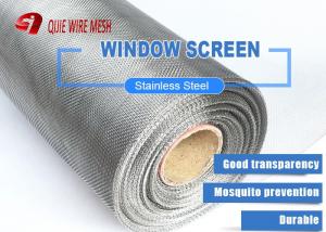 Quality 11 Mesh * 0.8mm Wire Security Fly Screen Mesh For Aluminum Window Screening for sale